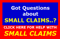 SMALL CLAIMS COURT HELP